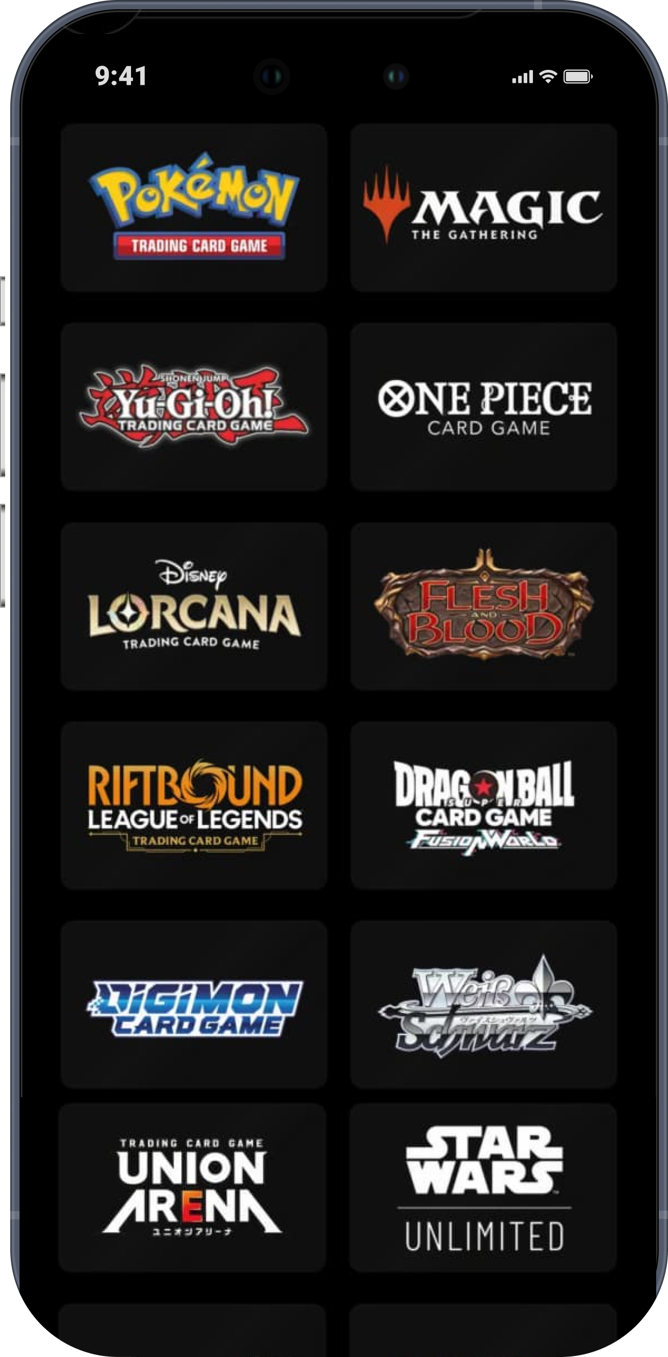 Collectr TCG search