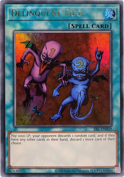 YuGiOh Spell Ruler (25th Anniversary Edition) Delinquent Duo SRL-EN039
