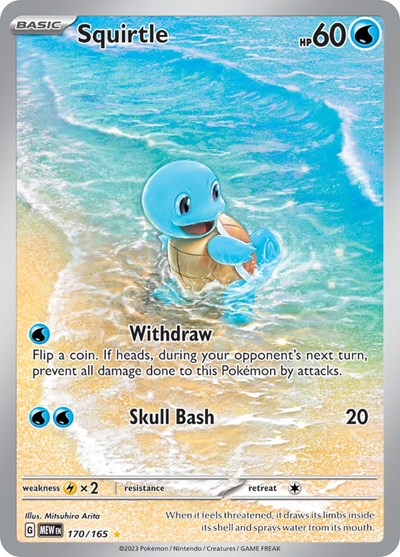 Collectr - Pokemon SV: 151 Squirtle - 170/165 170/165